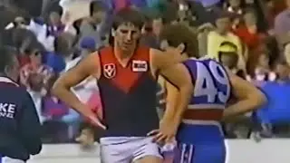 1987, Rd 22 - Warren Dean - Footscray v Melbourne - Western Oval
