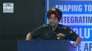 Major General C.S Mann at Drone Expo & Conference 2024