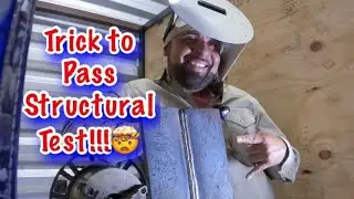 Tricks to pass Structural Welding Test!! 3G close Gap