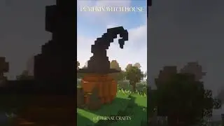 Minecraft  Witch House 🎃 | #minecraft #shorts #satisfying
