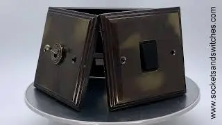 Art Deco Supreme Aged Sockets and Switches