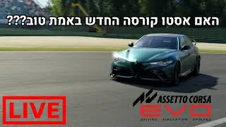 🔴מנסה בפעם ראשונה את האסטו קורסה החדש | ASSETTO CORSA EVO