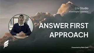 Answer First Approach: Lite Studio AEO Tip of the Day