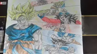 Speed Drawing - Goku All Forms