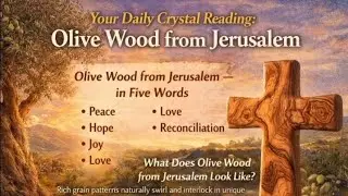 Your Daily Crystal Reading - Olive Wood from Jerusalem by Jesus Christ
