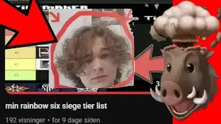 Jeppii reagere til 'Min rainbow six siege tier list'