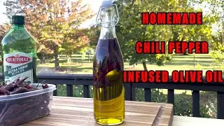 Homemade Chili Pepper Infused Olive Oil