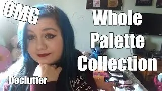 Eyeshadow Palette Collection and Declutter
