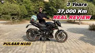 सच्चाई जान लो😕Bajaj Pulsar N160 Real Ownership Review after 3 Years & 37000 KM | Everything Explain