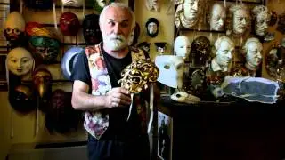 Michelangelo Satyr - Original Venetian Masks Making - Mondonovo Maschere - Venice - Maskedart.com