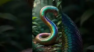 The Most Colorful Snake Ever Found! #snake #vibrantcolors #reptile