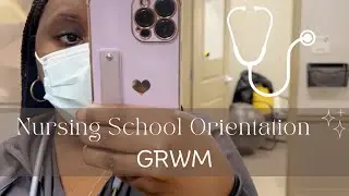First Day of Nursing School | Get ready with me. #rnstudent #nursingstudent #nursingschool