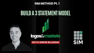 3-Statement Financial Model Part 1 | Income Statement & Cash Flow (SIM Method in Excel)