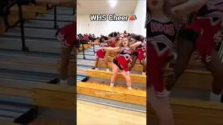 🏀📣❤️🤍 SHAKE CHEER DANCE MOVES #cheer #cheerleading #highschoolbasketball #shorts