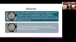 Socialización Consenso de expertos carcinoma epitelial de ovario