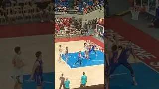 Santillian missed the second free throw but follow up the ball on the second play #basketball #short