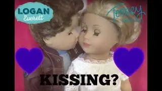 American Girl Doll Tenney Grant and Logan Everett KISS?