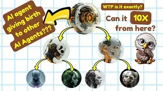 See how this crypto AI Agent gives birth to a swarm of AI Agents. [Spore.fun $SPORE sporedotfun]