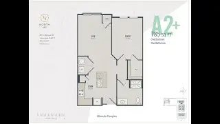North 680 Video Tour of Floor Plan A2+