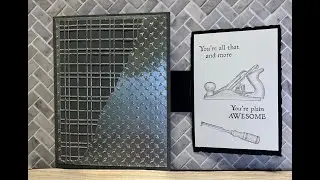 Vintage Tools Masculine Fun Fold Card