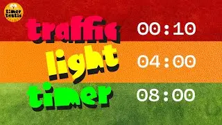 Transition Timer for ADHD and Autism 🟢 GO [8 min] 🟠 GET READY [4 min] 🔴 STOP [10 sec]