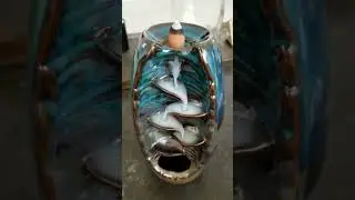 Waterfall Incense Burner How To Use I Backflow Incense Holder I Aromatherapy I Home Decor #Shorts