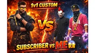 SUBSCRIBER VS ME 😱 | 1v1 CUSTOM FF