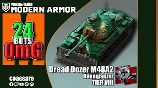 Dread Dozer M48A2 R&auml;umpanzer / WoT Modern Armor / PS5 / Xbox Series X / 1080p60 HDR