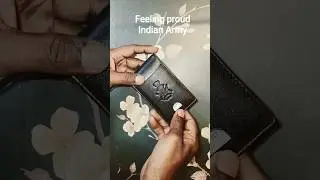 Indian Army leather wallet #shortsfeed