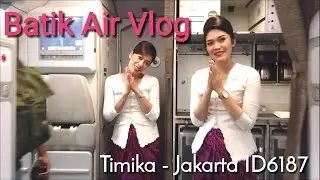 Batik Air Timika - Jakarta ID6187 Bersama Airbus A320-200 PK-LUW