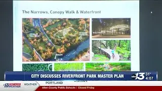 Director of Neighborhood and Community Services discusses Riverfront Park master plan unveiling