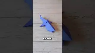 SHARK ORIGAMI TUTORIAL|HOW TO MAKE PAPER SHARK CRAFT STEP BY STEP FOLDING| SEA ANIMAL|ARTWORK