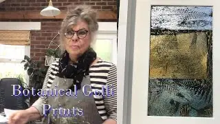 Gelli Prints botanical style