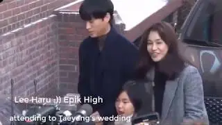 Lee Haru Tablo - Epik High  Attending To Taeyang's Wedding