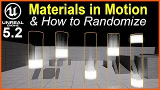 UE5 Tutorial: Create a Moving Material with Random Speeds on Multiple Objects. #unrealengine