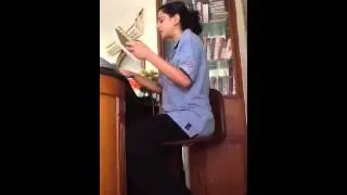 Crazy freaky weird ugly lady sing