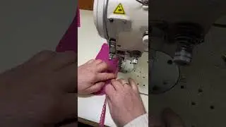 How to Sew Fold-Over Elastic on Velvet  #shorts