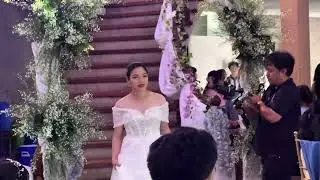 Beautiful in white surprise wedding song🥰🩵