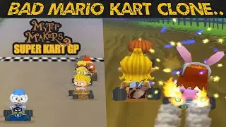 Myth Makers Super Kart GP Gameplay + Review ( Mario Kart Clone without the fun ) PS2 WII 4K