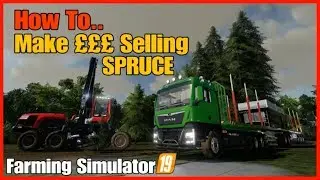 fs19 How to make money selling spruce trees farming simulator 2019