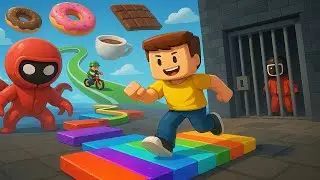 Obby World: Squid Escape &ndash; Epic Parkour Challenge - EP 01