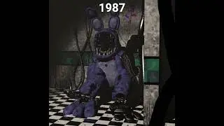 FNAF Withered Bonnie over the years