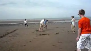 Gareth Reeves takes a tumble