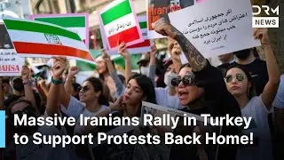 BREAKING: Iranians Storm Streets of Turkey in Massive Show of Support for Iran Protests | AC1Z