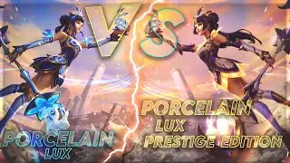 Prestige Porcelain Lux VS Porcelain Lux ( SKIN COMPARISON )