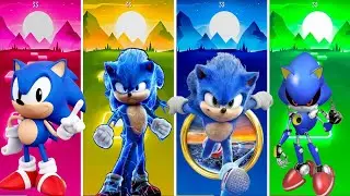 Sonic The Hedgehog 🔴 Knuckles 🔴 Shadow 🔴 Amy Rose || Tiles Hop EDM Rush! | Coffin Dance | Hopverse