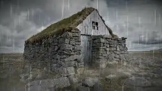 Virtual Rain in Iceland || Sounds of Rain and Thunder || Relaxing Rain for Sleeping