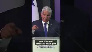 &lsquo;Don&rsquo;t threaten us with visas&rsquo;  &mdash; Panama&rsquo;s President on US pressure over China ties