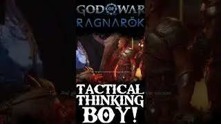 Tactical thinking boy! - God of War Ragnar&ouml;k #Shorts