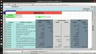Exporter la Balance 6/4 colonnes (format Excel),Odoo Comptabilit&eacute; Marocain